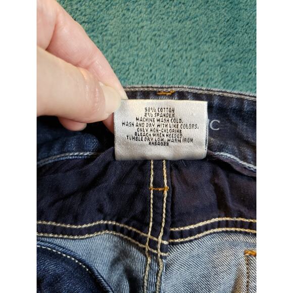 Banana Republic Jeans Sz 10 Womens Blue Stretch Pants Mid Rise Classic Skinny - Picture 4 of 12